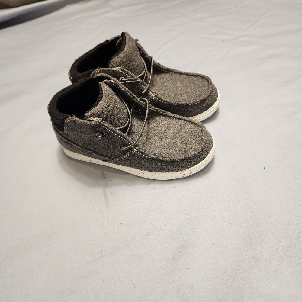 Boys Size 12M Gray Slip On Shoes Nordstrom Tie Loafer Wally Style Casual